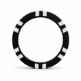 Load image into Gallery viewer, 12 Stripe Black Poker Chip