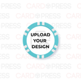 Load image into Gallery viewer, 12 Stripe Lt. Blue Poker Chip