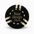 Load image into Gallery viewer, Custom Hot Stamped Poker Chips - 6 Stripe