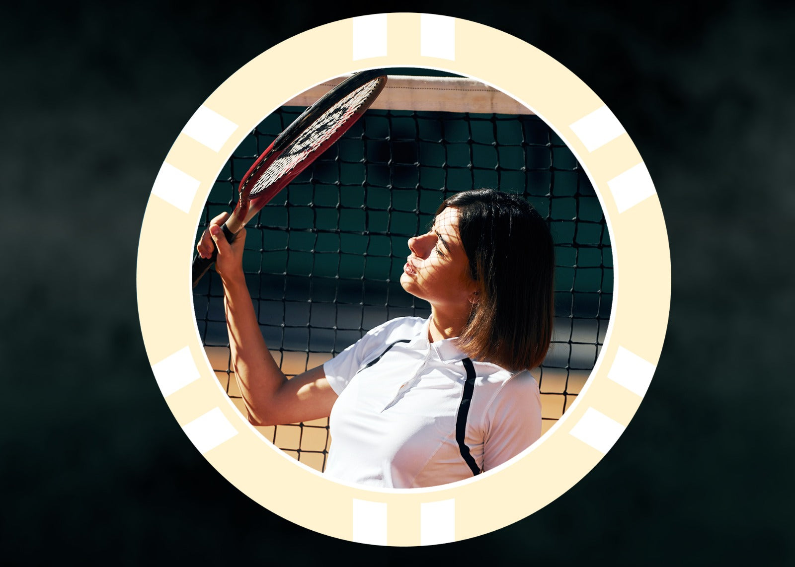 Tennis Poker Chip