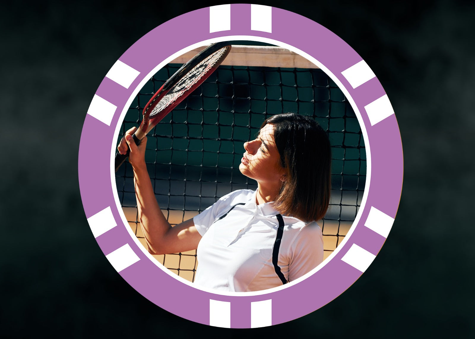 Tennis Poker Chip