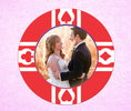 Load image into Gallery viewer, red wedding favor poker chips
