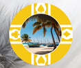 Load image into Gallery viewer, golden-happy-holiday-poker-chip