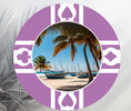 Load image into Gallery viewer, purple-happy-holiday-poker-chip