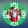Load image into Gallery viewer, green-family-fun-poker-chip
