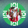 Load image into Gallery viewer, green-family-fun-poker-chip