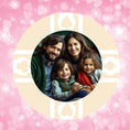 Load image into Gallery viewer, peach-family-portrait-poker-chip
