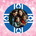 Load image into Gallery viewer, seablue-family-portrait-poker-chip
