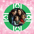 Load image into Gallery viewer, green-family-portrait-poker-chip