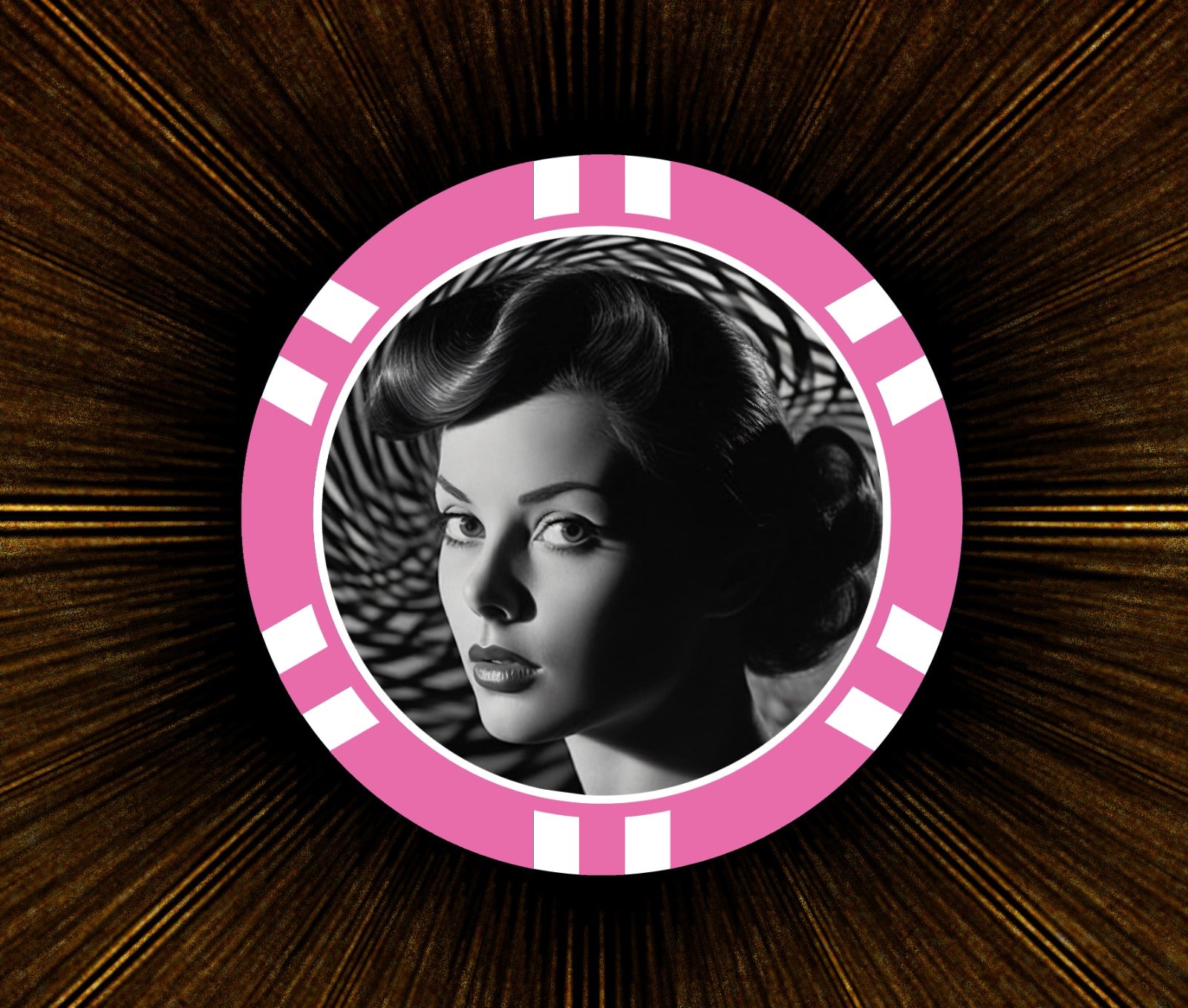 Film Noir Poker Chip