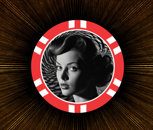 Film Noir Poker Chip