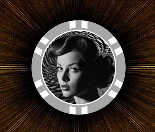 Film Noir Poker Chip