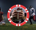 Load image into Gallery viewer, American football custom poker chips

