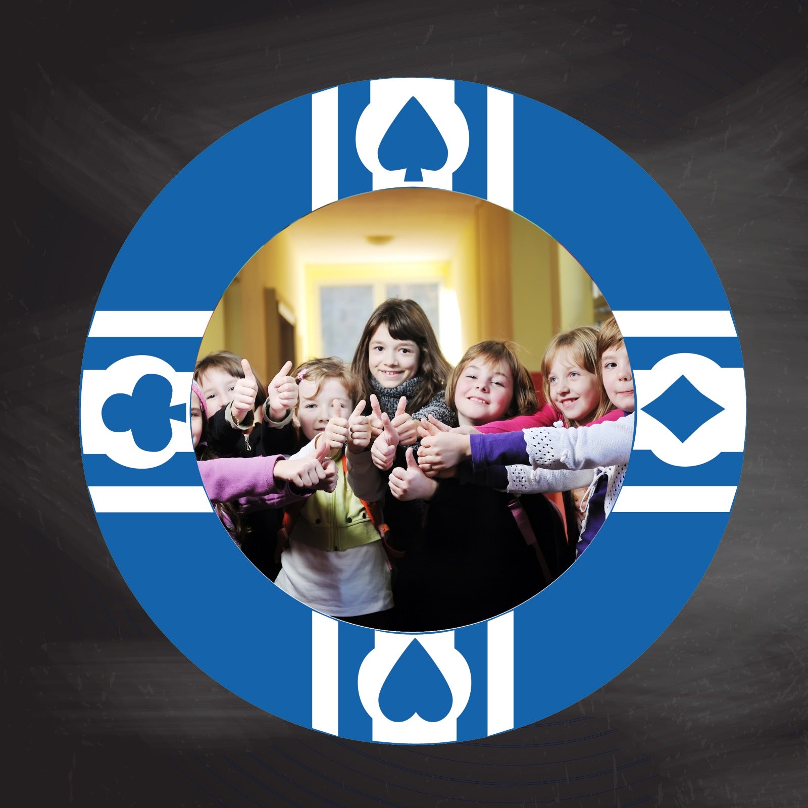 Back to School Poker Chip