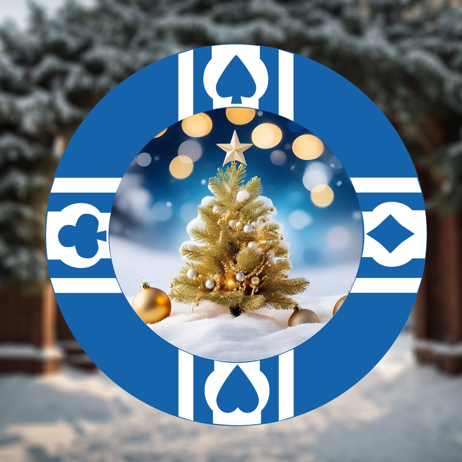 Wonderful Winters Poker Chip