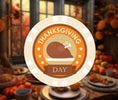 Load image into Gallery viewer, Thanksgiving Poker Chip