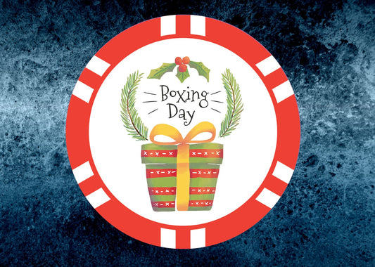 Boxing Day Poker Chip