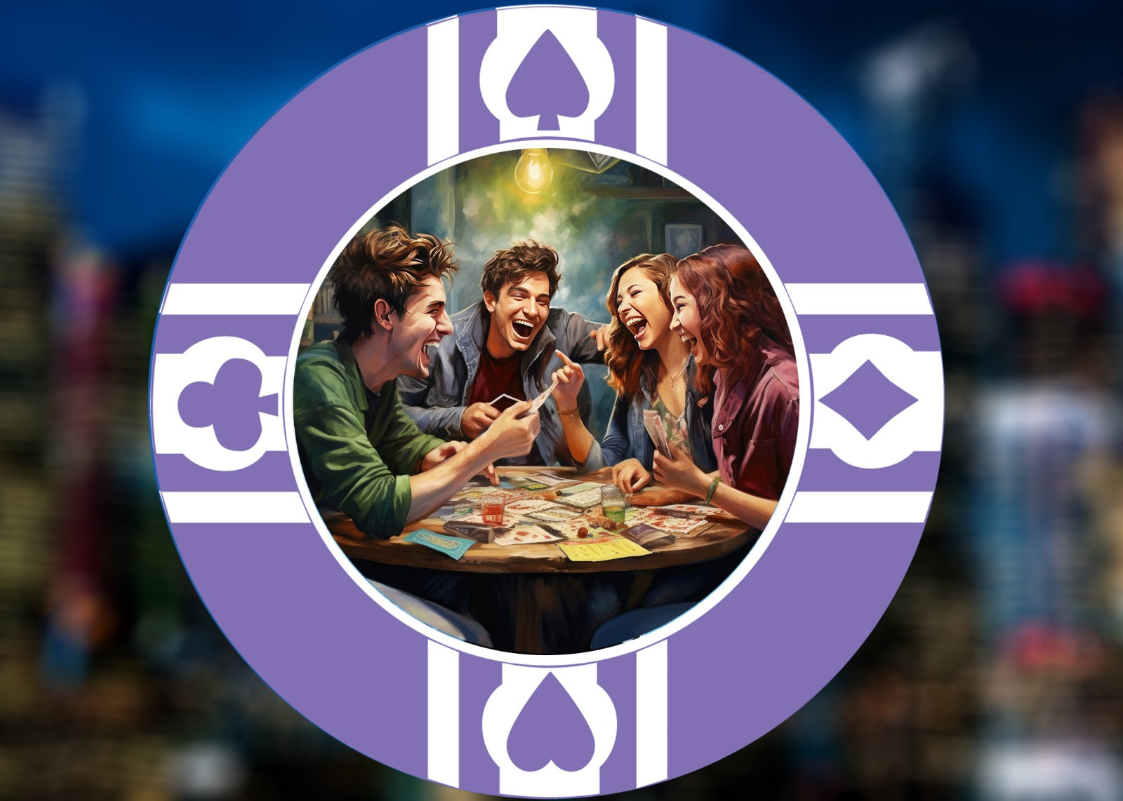 Game Nights Poker Chip