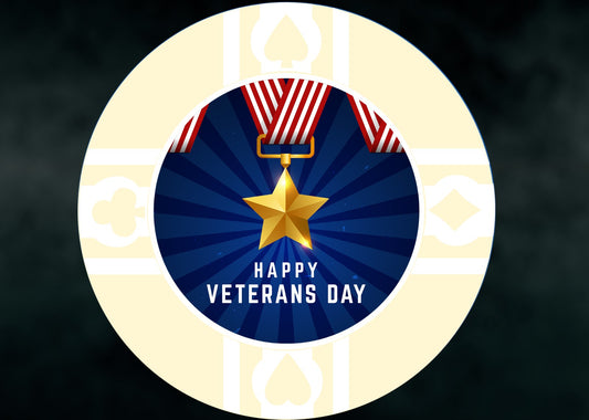 Veterans Day Poker Chip