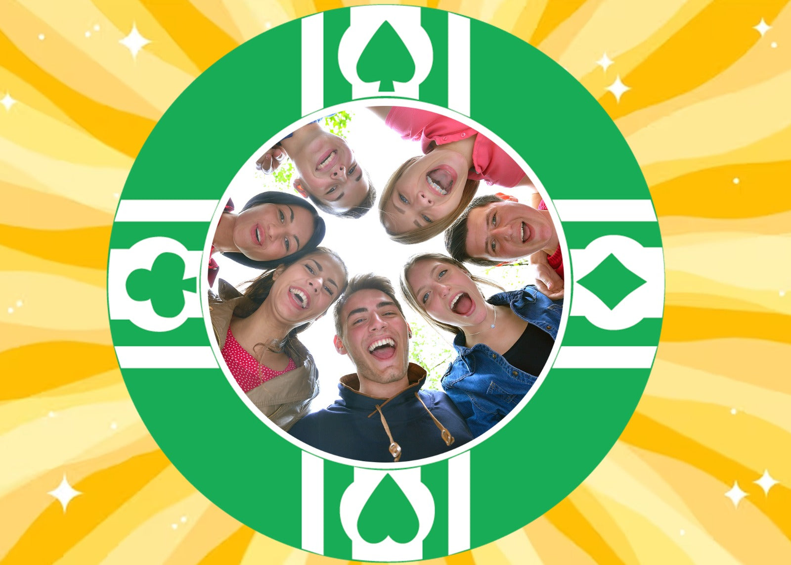 Get Together Poker Chip