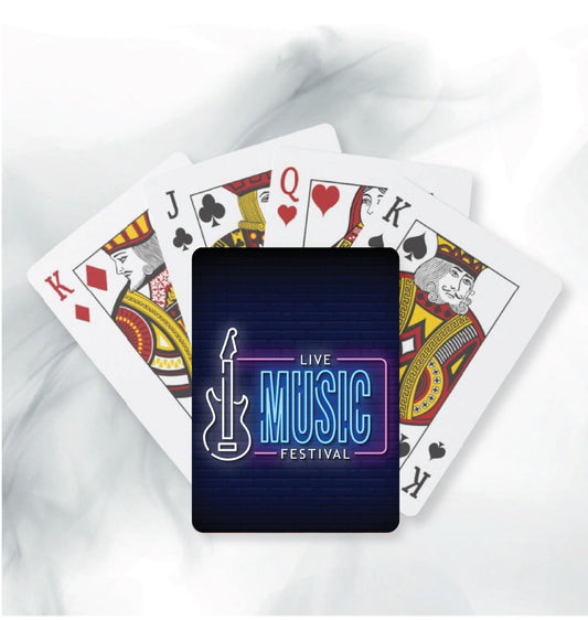 Music Festival Playing Cards