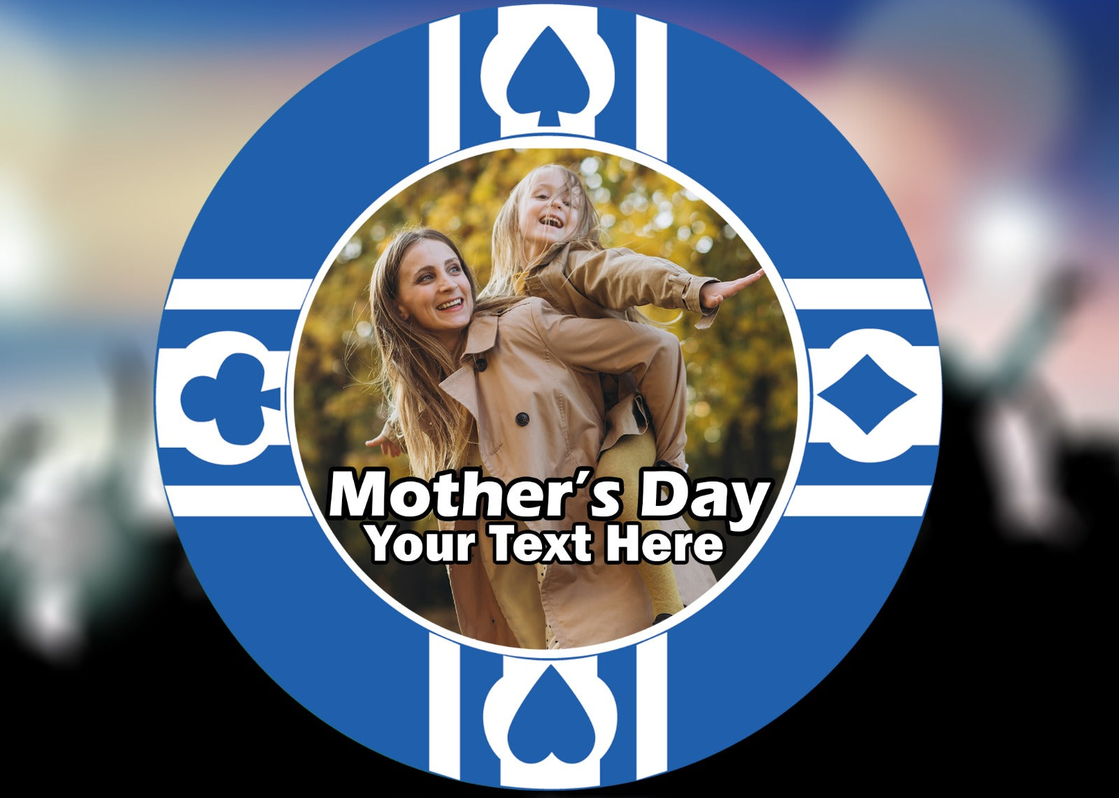 Mothers Day Poker Chip