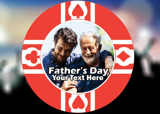 Fathers Day Poker Chip