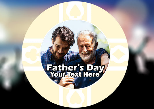 Fathers Day Poker Chip