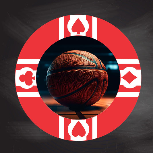 Basketball Poker Chip