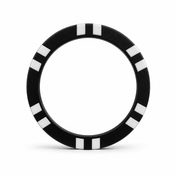 12 Stripe Black Poker Chip