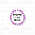 Load image into Gallery viewer, 12 Stripe Lavender Poker Chip

