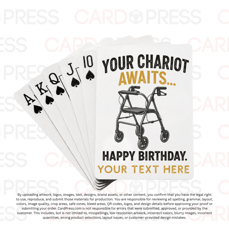 Your Chariot Awaits Personalized Birthday