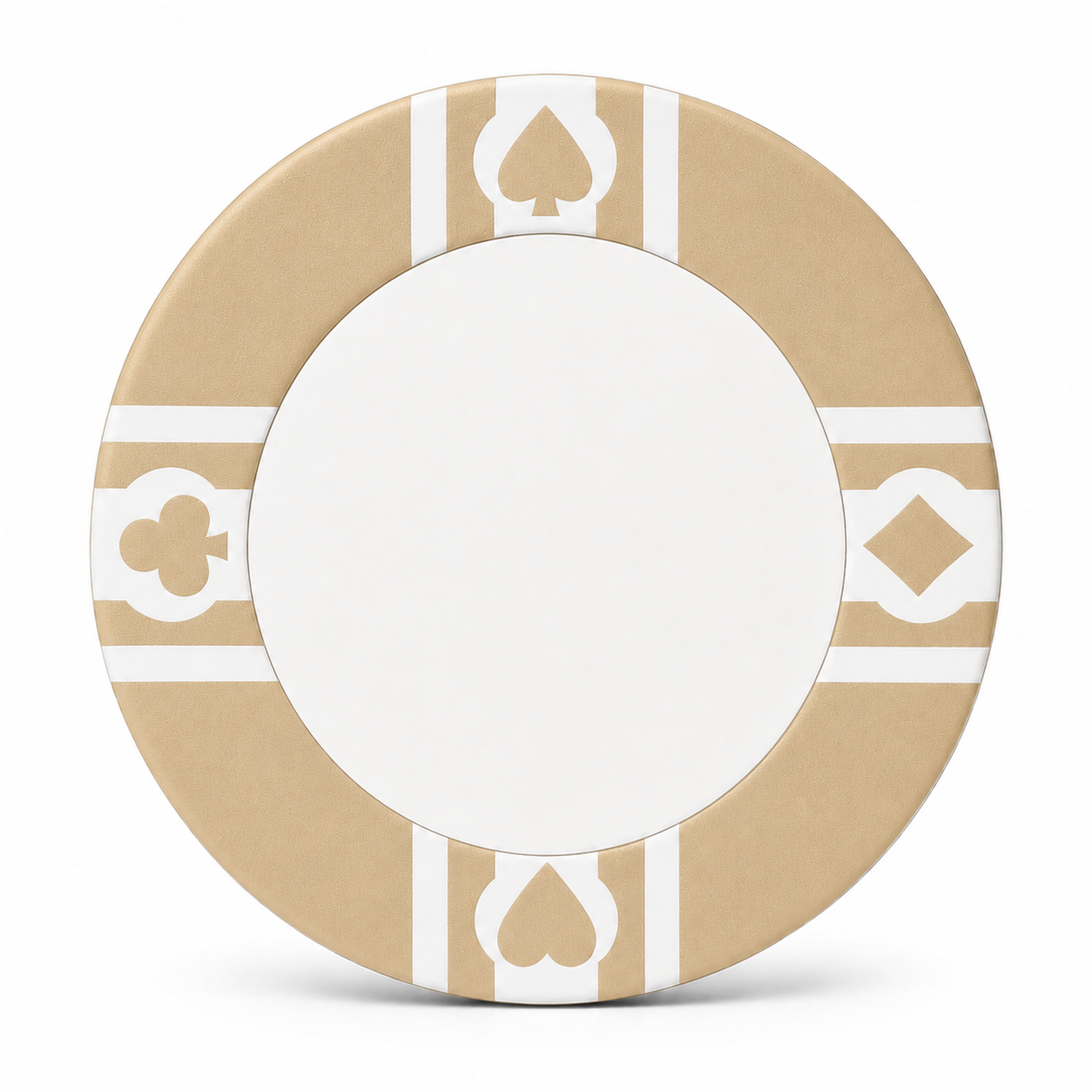 CardSuit Beige Poker Chip