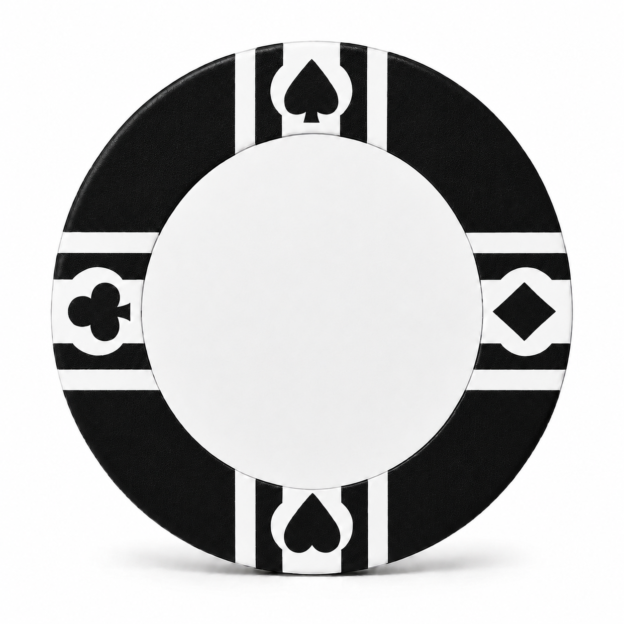 CardSuit Black Poker Chip