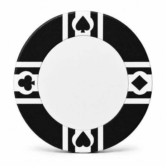 CardSuit Black Poker Chip
