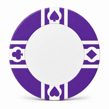 CardSuit Violet Poker Chip