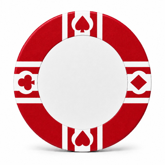 CardSuit Red Poker Chip