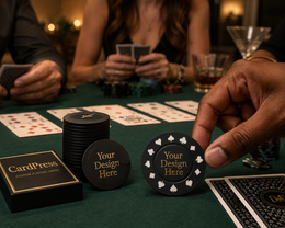 Custom Hot Stamped Poker Chips
