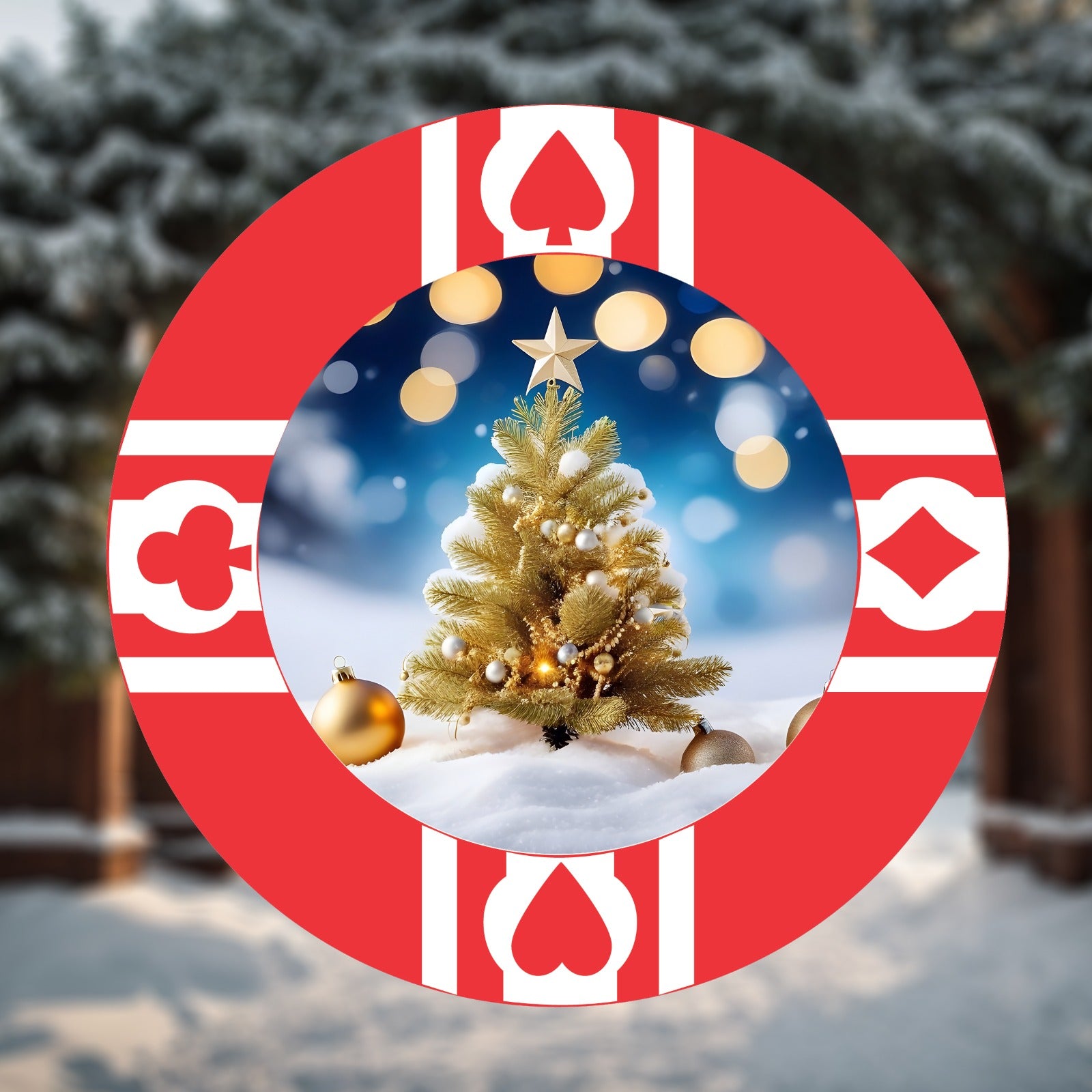 Wonderful Winters Poker Chip