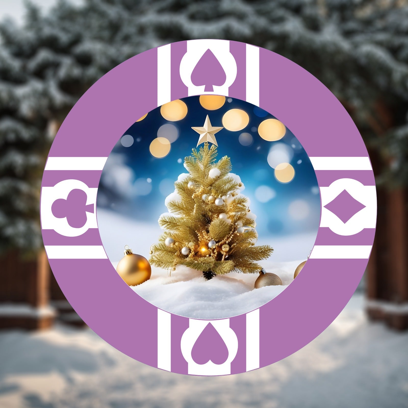 Wonderful Winters Poker Chip